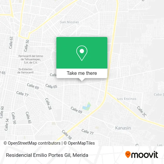 Mapa de Residencial Emilio Portes Gil