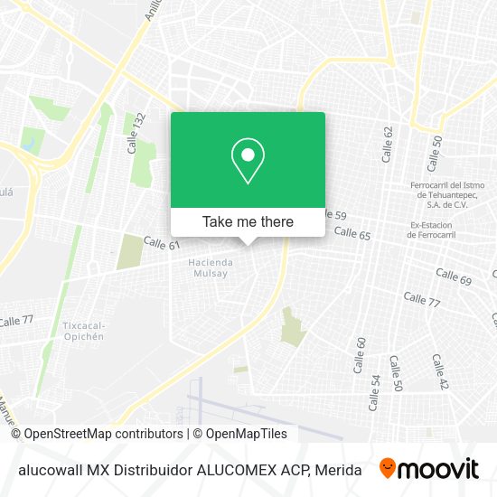 alucowall MX  Distribuidor ALUCOMEX ACP map