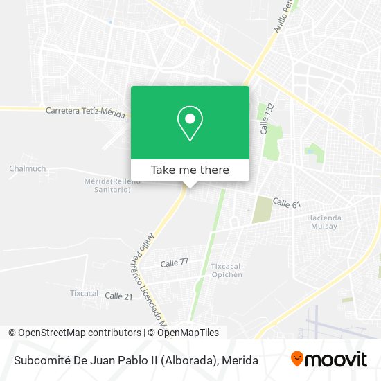 Subcomité De Juan Pablo II (Alborada) map