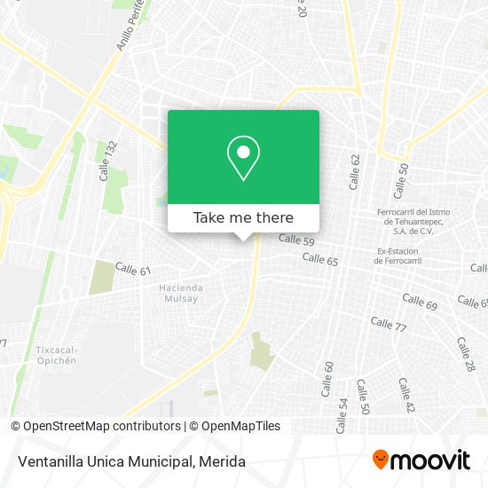 Ventanilla Unica Municipal map