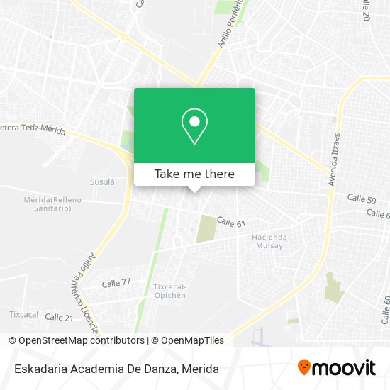 Mapa de Eskadaria Academia De Danza
