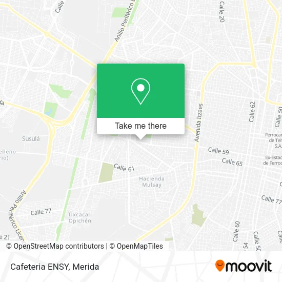 Mapa de Cafeteria ENSY