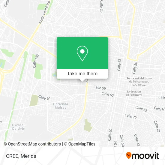 Mapa de CREE