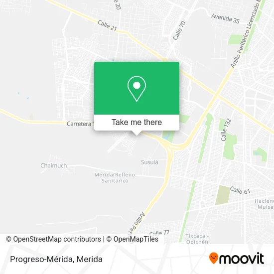 Mapa de Progreso-Mérida