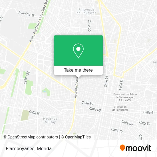 Flamboyanes map