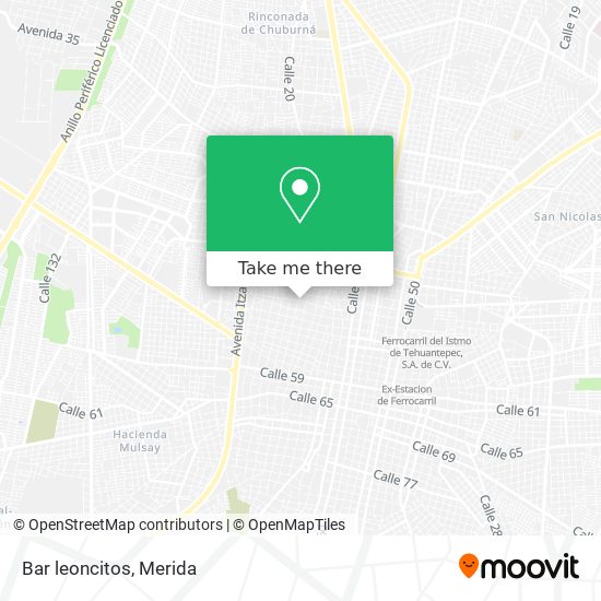Mapa de Bar leoncitos