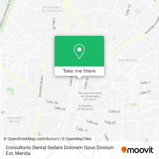 Consultorio Dental Sedare Dolorem Opus Divinum Est map