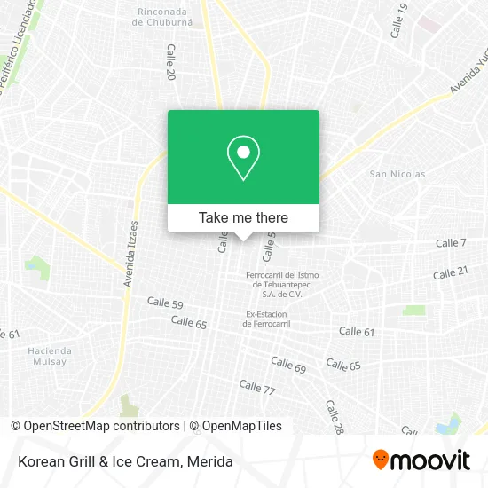 Mapa de Korean Grill & Ice Cream