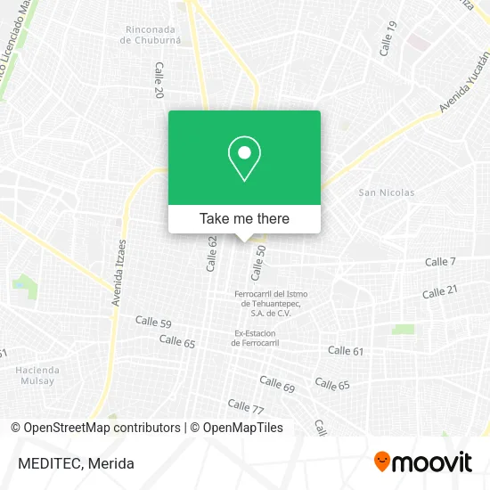 Mapa de MEDITEC