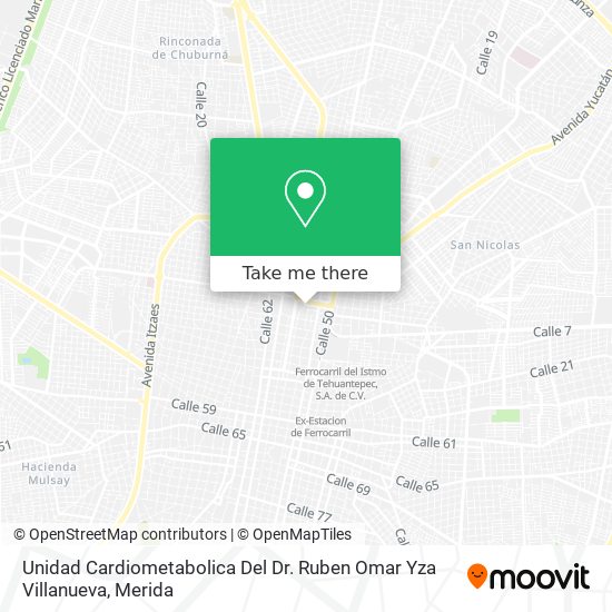 Unidad Cardiometabolica Del Dr. Ruben Omar Yza Villanueva map