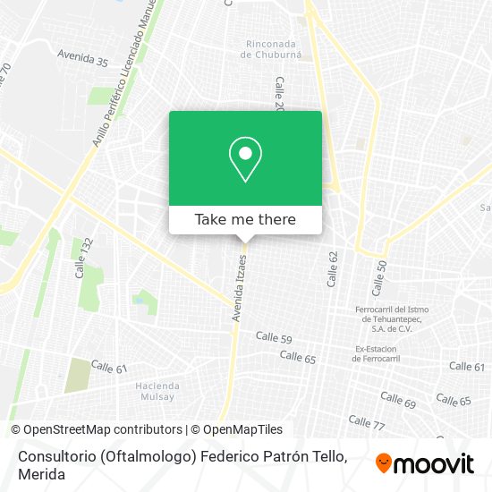 Consultorio (Oftalmologo)  Federico Patrón Tello map