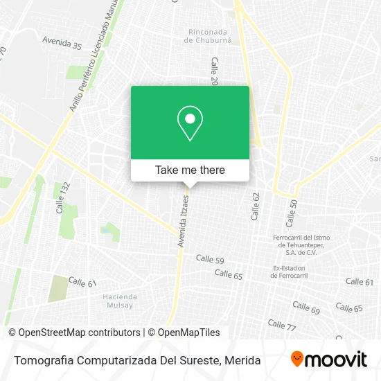 Tomografia Computarizada Del Sureste map