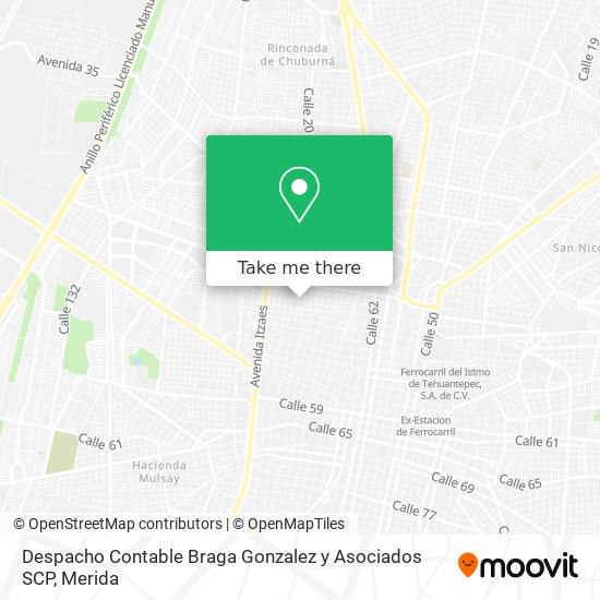 Despacho Contable Braga Gonzalez y Asociados SCP map