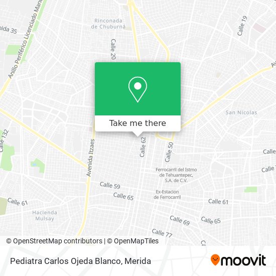 Pediatra Carlos Ojeda Blanco map