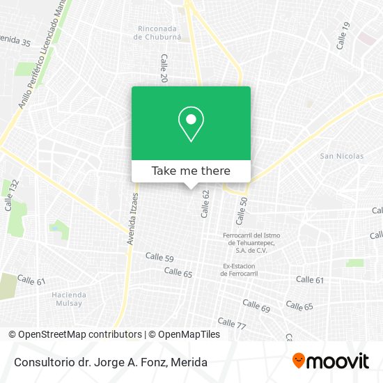 Consultorio dr. Jorge A. Fonz map