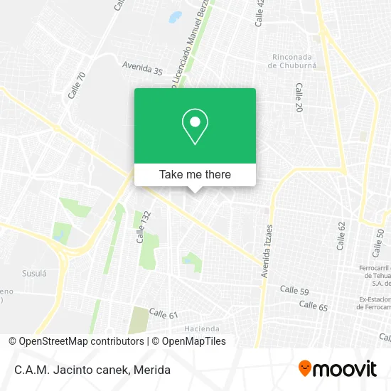 Mapa de C.A.M. Jacinto canek