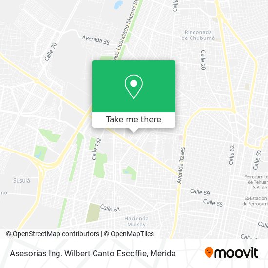 Mapa de Asesorías Ing. Wilbert Canto Escoffie