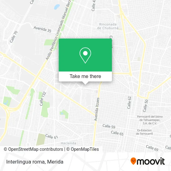 Mapa de Interlingua roma