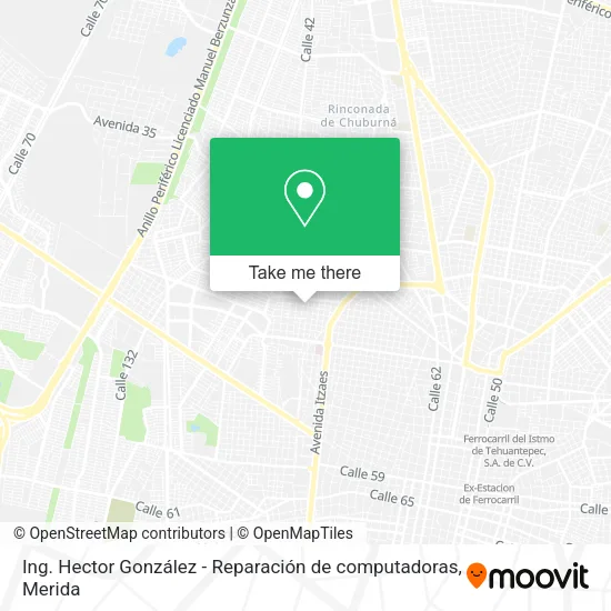 Mapa de Ing. Hector González - Reparación de computadoras