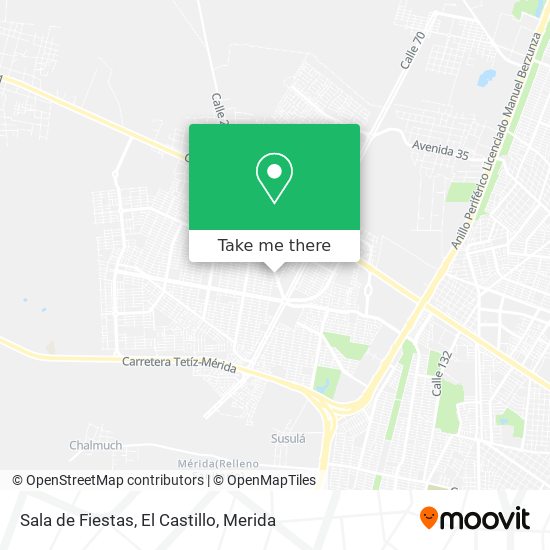 Sala de Fiestas, El Castillo map