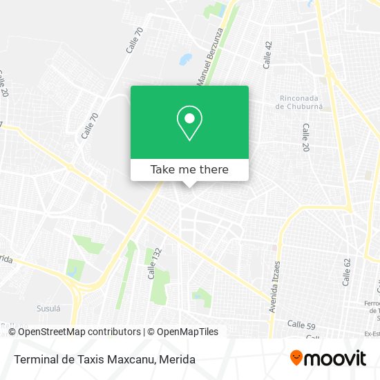 Terminal de Taxis Maxcanu map