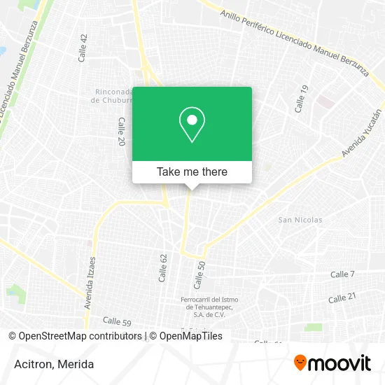 Mapa de Acitron