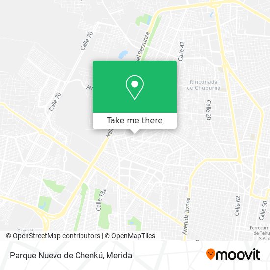 Parque Nuevo de Chenkú map