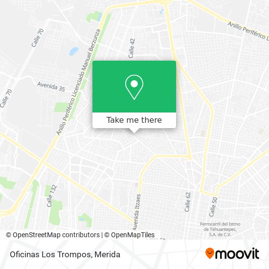 Oficinas Los Trompos map