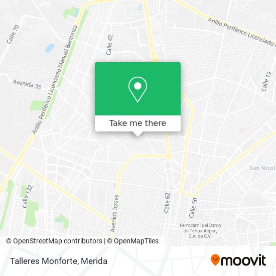 Talleres Monforte map