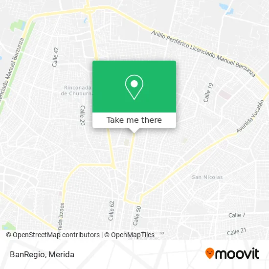 BanRegio map