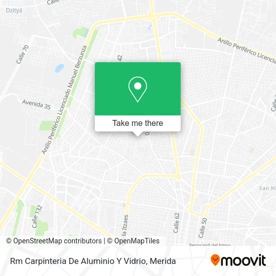 Mapa de Rm Carpinteria De Aluminio Y Vidrio