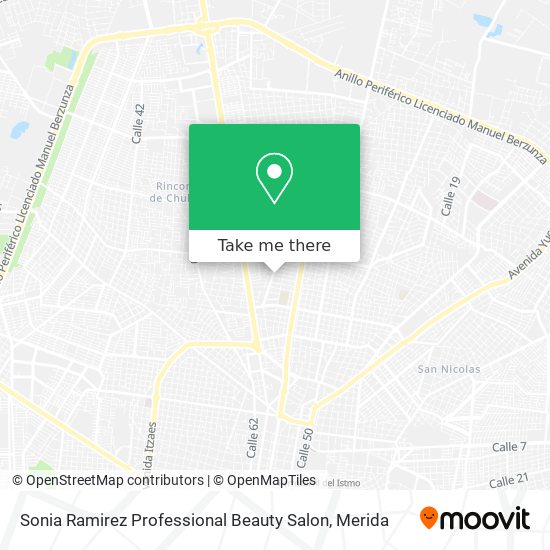 Sonia Ramirez Professional Beauty Salon map