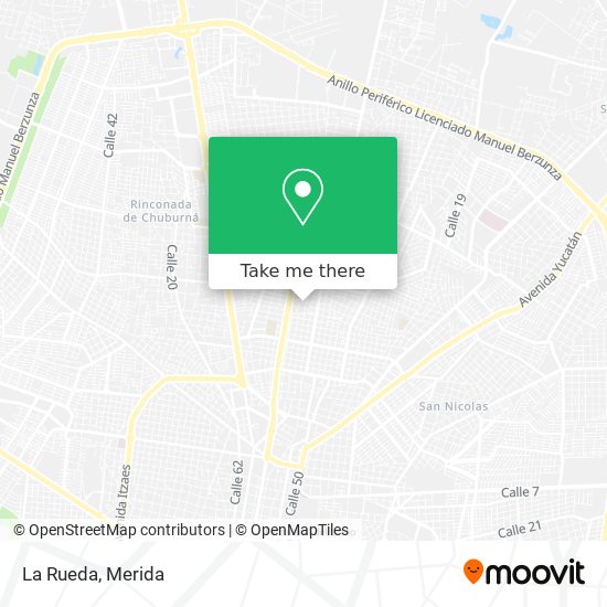La Rueda map