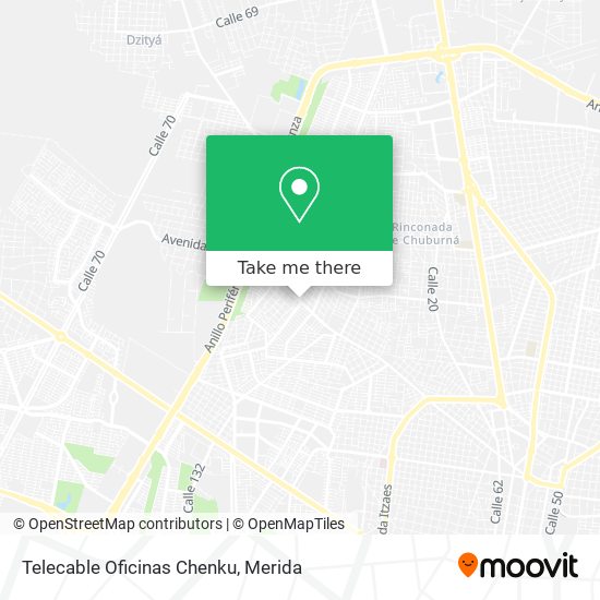 Telecable Oficinas Chenku map