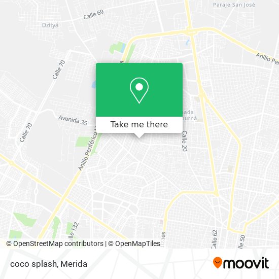 Mapa de coco splash