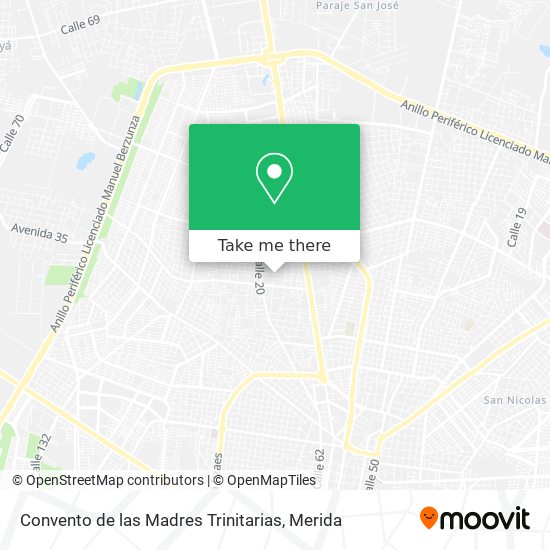 Mapa de Convento de las Madres Trinitarias