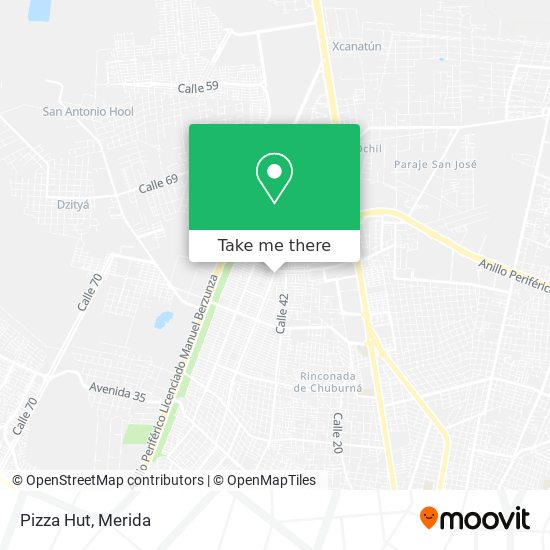 Pizza Hut map