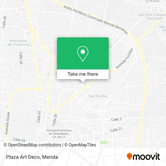 Mapa de Plaza Art Deco