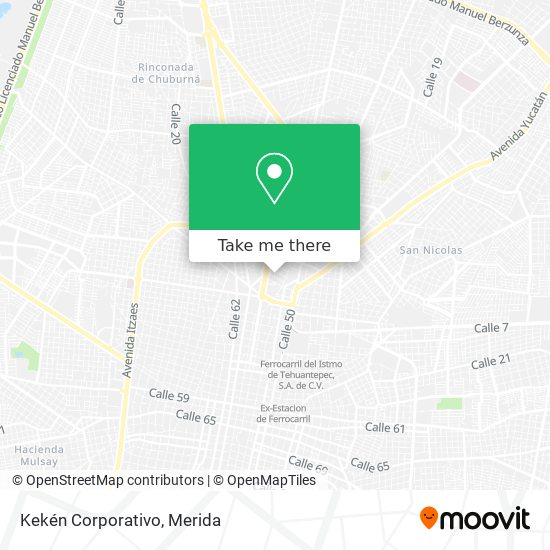 Mapa de Kekén Corporativo