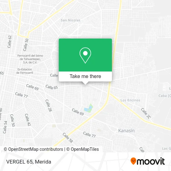 Mapa de VERGEL 65