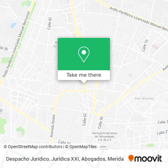 Mapa de Despacho Jurídico, Jurídica XXI, Abogados