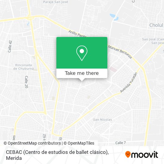 CEBAC (Centro de estudios de ballet clásico) map