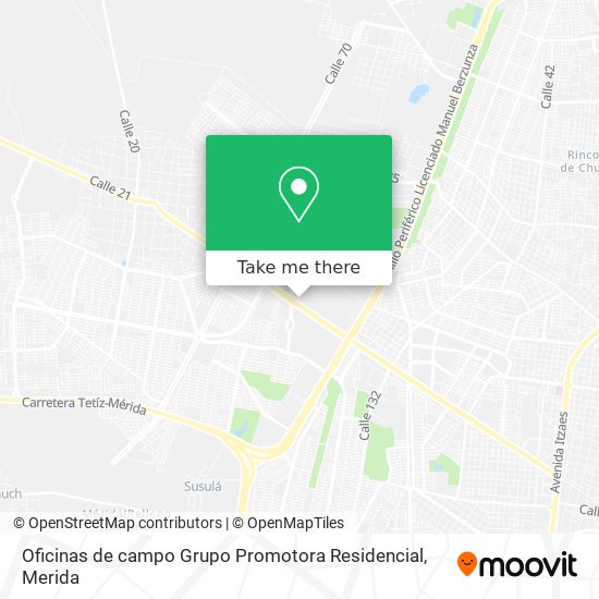 Oficinas de campo Grupo Promotora Residencial map