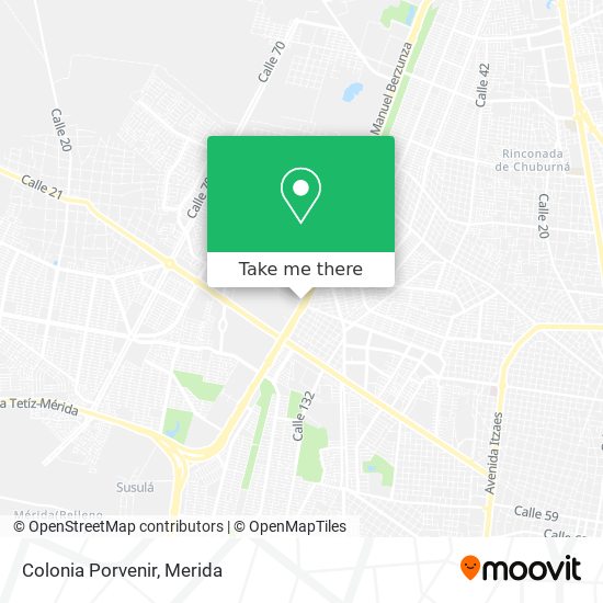 Mapa de Colonia Porvenir