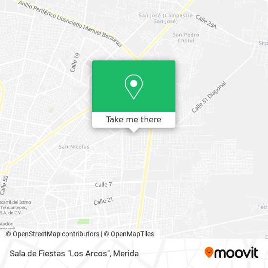 Sala de Fiestas "Los Arcos" map