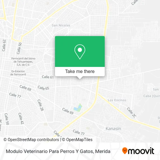 Mapa de Modulo Veterinario Para Perros Y Gatos