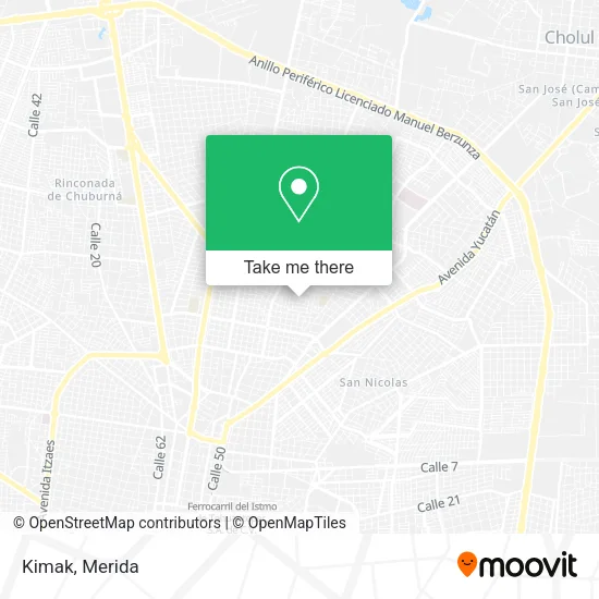 Mapa de Kimak