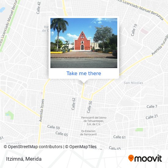 How to get to Itzimná in Mérida by Bus?