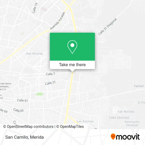 San Camilo map