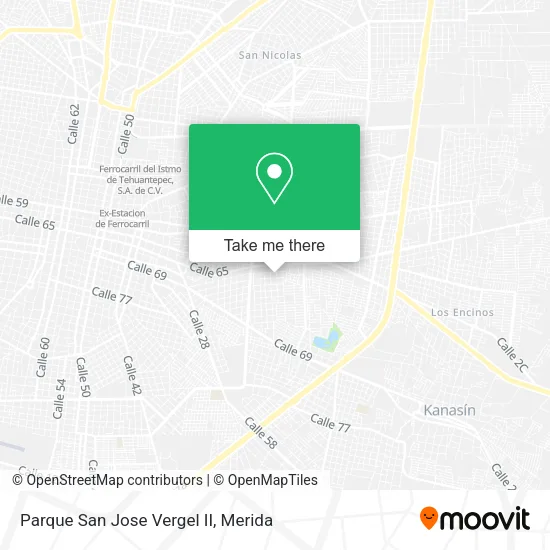 Mapa de Parque San Jose Vergel II